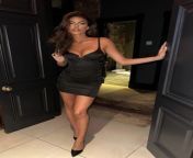 Sexy black dress showing her sexy legs and amazing cleavage. from puja bose sexy legs and