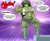 She-Hulk (@LunarDiaries) (She-Hulk x AceAttorney) from hulk x