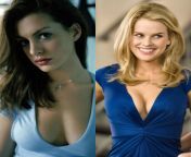 Blowjob and Tit Fuck from Anne Hathaway or Anal Sex with Alice Eve from anal sex with sleeping step sister