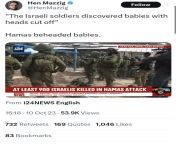 Hamas beheaded babies. Hamas is Isis. This is yet another human population attempting to wipe the JEWS off the face of the planet. This is about genocide not compromise. Hamas, Iran, and BRIC are as bad, if not worse, than HITLER.The world must respond to from hamas hostage