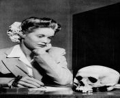 Life Magazine&#39;s &#39;&#39;Picture of the Week&#39;&#39;, May 22, 1944 - A young woman writing a thank you note to her boyfriend in the Navy - for the skull of a Japanese soldier that he&#39;d mailed to her from the combat zone in the South Pacific. from of woman japanese soft