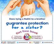 GodMorningThrusday LifeSavior_GodKabir Does tying a Rakhi to a brother guarantee protection for a sister? Get free ? book Gyan Ganga for more information ??. from rakhi xx videos 3g