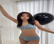 Blue underwear and black balloon from balloon blue film ho