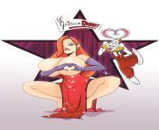 Jessica Rabbit try to form a heart with her tits(Terry Alec) [Who Framed Roger Rabbit] from jessica rabbit in original