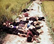 My Lai Massacre, March 16, 1968. US marines entered My Lai with the express orders to Kill Everything That Moves. Out of 504 Vietnamese Deaths, all of them were Women, Children, and Old Men. Not a single Vietcong Combatant was ever present in the villag from aama lai chikadai