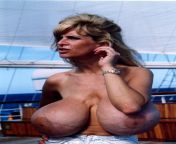 Hello everyone. Today I am launching the community of big boobs lovers. You will mainly find on this page photographs and videos of actresses / dancers from the 1990s/2000s. Here is Busty Dusty and her enormous veiny tits hanging out on the Boob Cruise #b from score boob cruise babes com