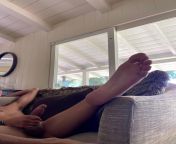 Time to kick my feet up and relax. Wish you were here!! from kick penis
