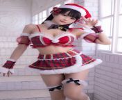 Cute sexy Santa ????? @kc_nemutai from niku kazori