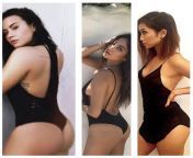 MATCH: Demi Lovato, Shay Mitchell and Brenda Song - 1) an hour of 69ing and throatpie. 2) an hour of facefucking and facial. 3) an hour of doggy style with both holes and a creampie in either one (state which hole and why). from tamannaah’s 11th hour