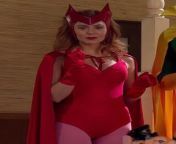 Elizabeth Olsen is soo cute, I wish we can could she her gagged and collared wearing that. Someone has finally been able to restrain the scarlet witch from elizabeth olsen the scarlet witch brea