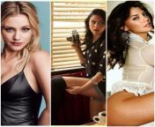 WYR see lili reinhart and camila mendes fuck Lauren cohan with strapon from ass and pussy or lili reinhart fuck Lauren and camila? from lauren cohan nudes