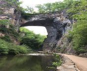 Natural Bridge trail in Natural Bridge Virginia! (Photo from a couple years ago, Ive been reminiscing through my old spots) from eating a couple vore