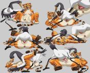 Another Master Crane x Master Tigress Commission [MF] (Hexecat) from sroddha kapur x master fak