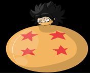 Caulifla ball bound in a giant rubber dragon ball! She&#39;s sooo sexy and cute all balled up like this!? Source in the comments! from dragon ball all hemtai videos