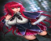 Rias Gremory in uniform (neoartcore) [high school dxd] from issei fucks rias gremory from behind creampie high school dxd hentai