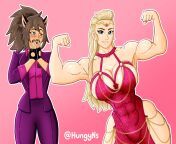 Catra and Adora ready to party (by me) from catra and adora cuddols asmr