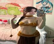 I will cosplay slave Leia for you as your girlfriend from prenciess leia