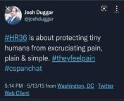 Says convicted collector of CSAM and pedophile Josh Duggar from tyah duggar jpg