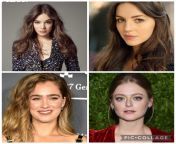Would you rather pussyfuck Hailee Steinfeld and Ella Hunt or throatfuck Haley Lu Richardson and Anna Baryshnikov from ella and anna nude