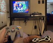 Old school Madden64 on an old school TV! [M] 38 from 15 old school girl sex
