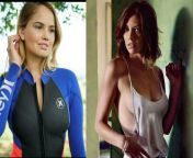 Debby Ryan or Lauren Cohan These two show up at your door Debby offers rough missionary with a chance to impregnate her and Lauren offers a sliw sensual Blowjob and to swallow. Who do you let in and why? from debby ryan nude fa
