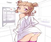 Koharu: About to Bath - by @pinpin_hair on Twitter from indian anty bath toilet