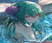 Mermaid from animated mermaid seduces