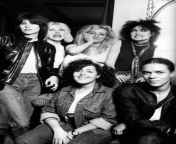 &#39;Women of Punk&#39; 1980: (Back row L-R) Chrissie Hynde, Debbie Harry, Viv Albertine, Siouxsie Sioux, (front) Poly Styrene &amp; Pauline Black (photo by Michael Putland) from chrissie brimberry