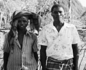Two young Somali Bantu men 1987 from somali naag raxesanesi
