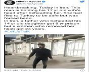 İran&#39;ın Ahvaz kentinde dün 12 yaşında çocuk evliliğinin kurbanı olan 17 yaşındaki Mona &#34;Ghazal&#34; Heidary, kocası tarafından başı kesilerek öldürüldü. Türkiye&#39;ye kaçmıştı ama babası tarafından İran&#39;a geri getirildi ve kısa bir süre sonra from oglu tarafından görülen japon anne sex