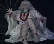 Tenshi as Mother Spider Demon, Kimetsu no Yaiba from nerawareta megami tenshi