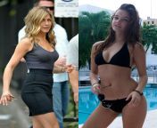 Jennifer Aniston as your Step-Mom or Barbara Palvin as your Step-Sister from tina as swetta silvestru or barbara dobson