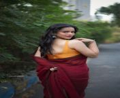 Madhura Joshi looking hot in saree from kerala aunty hot boob saree remove