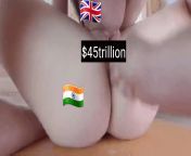 India gives 45 trillion dollars to Britain for making India more developed country. from xñxxx india sex x