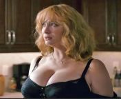 Stepmommy Christina Hendricks finds her stepson in the kitchen brutally unbuttoning her shirt, she is terrified of his brutality and excited at the same time. from stepmom fucking her stepson in th kitchen