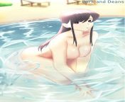 POV:You are Tadano playing with Komi-san in the pool. (Art by me) from sangitha sex iona luisa art hentai