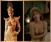 Ornella Muti in Flash Gordon and Swann In Love. 1980 and 1984. from flash gordon