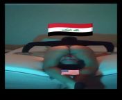 Iraqi girl crushing American head between her big thicc and strong thighs, showing american that arab women is superior over West women from arab women tits
