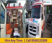 Medivic ICU Road Ambulance Service in Patna, Bihar from bihar gaon