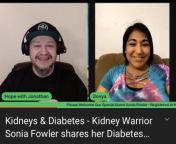 ?It was a pleasure to interview with #kidneywarrior Sonia Fowler on Hope with Jonathan! Sonia shared her #kidneydisease Journey with us ?Subscribe (Free) &amp; Watch here: https://youtu.be/mq4ti1ZL-to #kidneydonorneeded #texas #eaglepasstx #sanantoniotx # from interview with devotehuendin