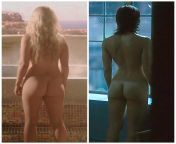 Naked butt : Emilia Clarke vs Jessica Biel from emilia clarke naked bath