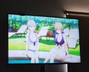 Some people jerk off to hentai, I jerk off to fan service. Today I started my morning jerking to (Alice Nakiri) and (Erina Nakiri) from Shokungeki. I just put the episode where they were bikinis on my tv. from hentai tom jerk xxx