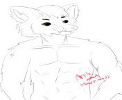 [Q] FREE FURRY ART 1/5 i still cant fully render it since im still studying furry art hahaha also its free.. Sooo its just for practice tbh theres also anatomy error hihi from furry creampie
