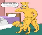 Lisa Simpson, Bart Simpson [The Simpsons] (lockandlewd) from bart simpson butt
