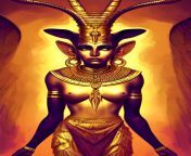 Beautiful Egyption Baphomet from  egyption mama affectation back pussy