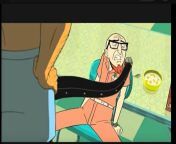 In Venture Bros, Jonas Venture is played by Paul Boocock. This is a reference to the fact that Jonas&#39;s cock quite literally says &#34;Boo&#34; to Rusty. from ray jonas