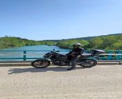Hydroelectric power plant dam &amp; my NC 750s from dam amp