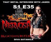Listen to our interview with Diva Satanica of Bloodhunter &amp; Nervosa https://www.jrocksmetalzone.com/s1-e35-diva-satanica from clubinho do karaokê o divã