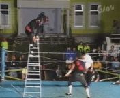 Atsushi Onita vs. The Great Sasuke (No Ropes Barbed Wire Explosive Mine Board Death Match) from Michinoku Pro THE LIVE 09/23/03 from teensexixxowrrgf board 03