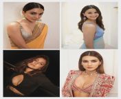 Choose your wife and you and your wife&#39;s girlfriend from the following: Kiara Advani, Alia Bhatt, Anushka Sharma and Kriti Sanon from anushka from namx